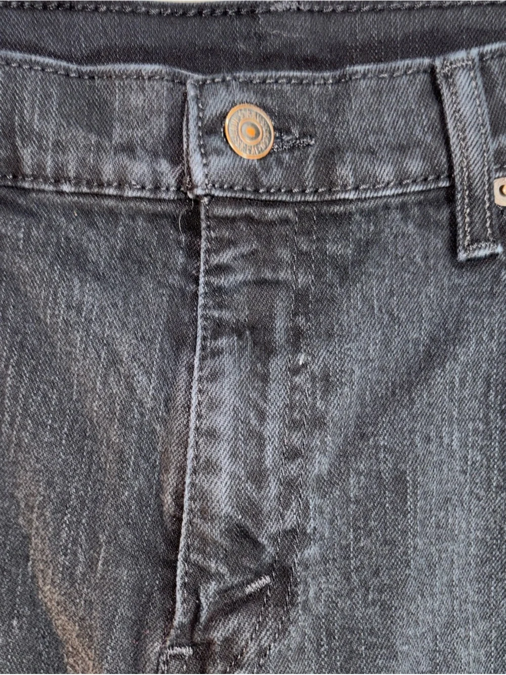 Levi's Black Denim Jeans with Leather Patch Mens. J-14